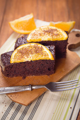 cake with orange