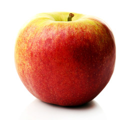 Red apple isolated on white