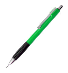 pencil click on white background