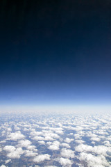 View from the jet plane window