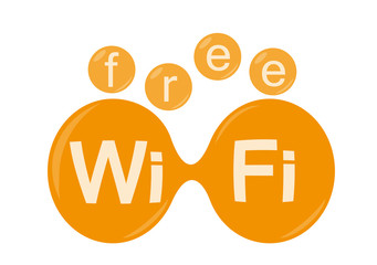 Free wi-fi zone icon