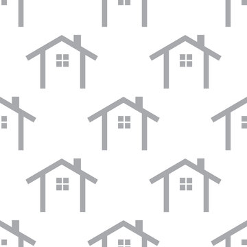 New Home seamless pattern