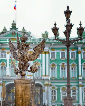 two-headed eagle, the symbol of Russia