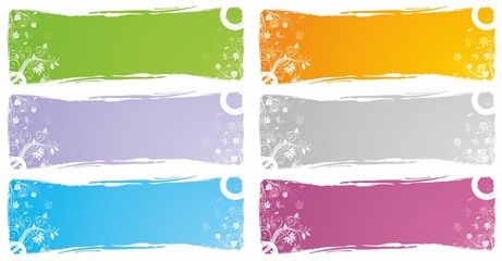Color Baner Background - obrazy, fototapety, plakaty