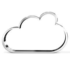 3d metallic cloud