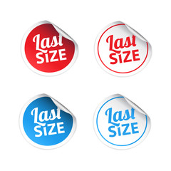 Last Size Stickers