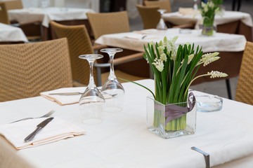 Table at a Restaurant in Venice