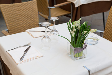 Table at a Restaurant in Venice
