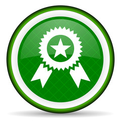 award green icon prize sign