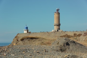 Beacon on the sea coast