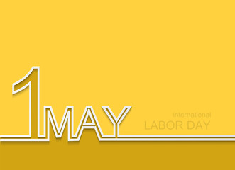 Vector modern 1 may international labour day