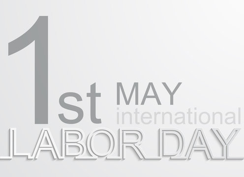 Vector modern 1 may international labour day