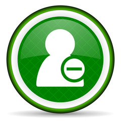 remove contact green icon