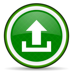 upload green icon