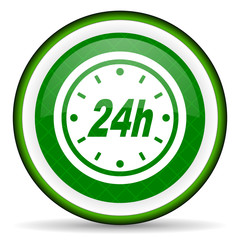 24h green icon