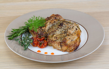 Roasted pork