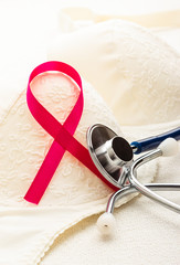 Breast cancer awareness concept.