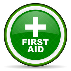 first aid green icon