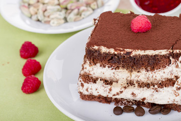 homemade tiramisu, a traditional Italian dessert