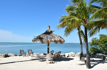 Gazebo on the Florida beach