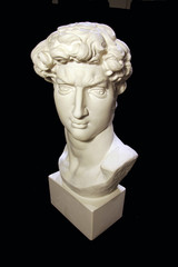 The gypsum head of David