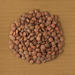 Circle of lentils