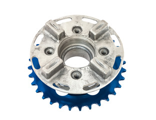 The hob and sprocket of motorcycle