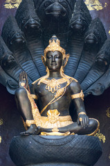 Shiva on a black background.