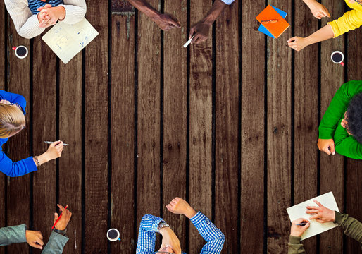 Multiethnic People Meeting Discussing Teamwork Concept