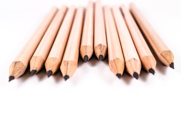concept abstract of pencils background with space