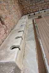 Obraz premium Roman latrines