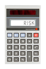 Old calculator - risk