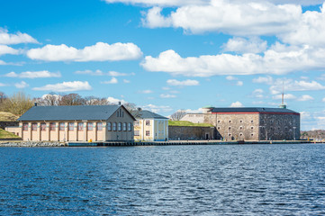 Obraz premium Military historic buildings