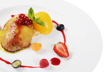 Foie Gras with toast and apricot