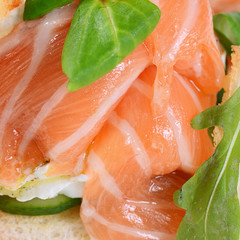 Salmon with cream cheese