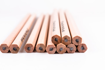 concept abstract of pencils background with space