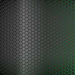 Abstract background with green backlight.