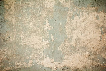 Old plaster on the wall