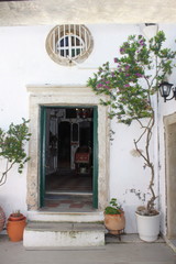 Fototapeta na wymiar Greek Church Entrance