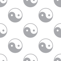 New Yin Yang seamless pattern