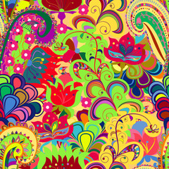 Seamless ornament ethnic background. Abstract pattern.  EPS-8 ve