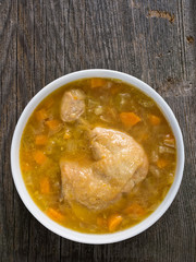 rustic chicken soup