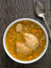 rustic chicken soup