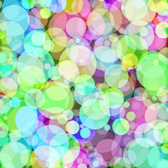 Background with colored circles. 10