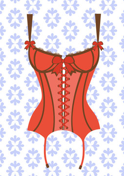 Sexy retro style corset