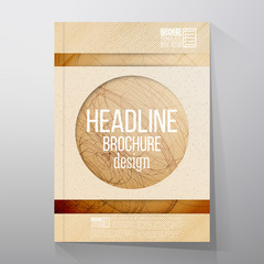 Conceptual design, technology background vector. Brochure, flyer