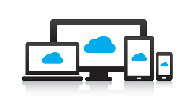 Multi-Device Cloud Icons