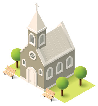 Vector Isometric Church