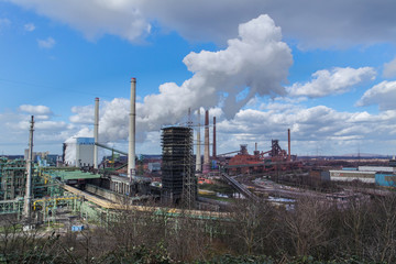 Fototapeta na wymiar Industry cokery and steel plant