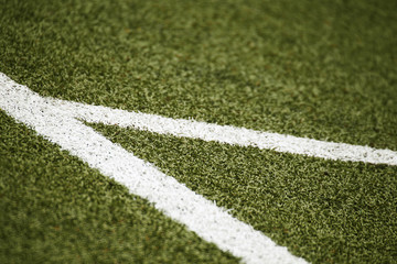 Kunstrasenplatz football playground, artificial green